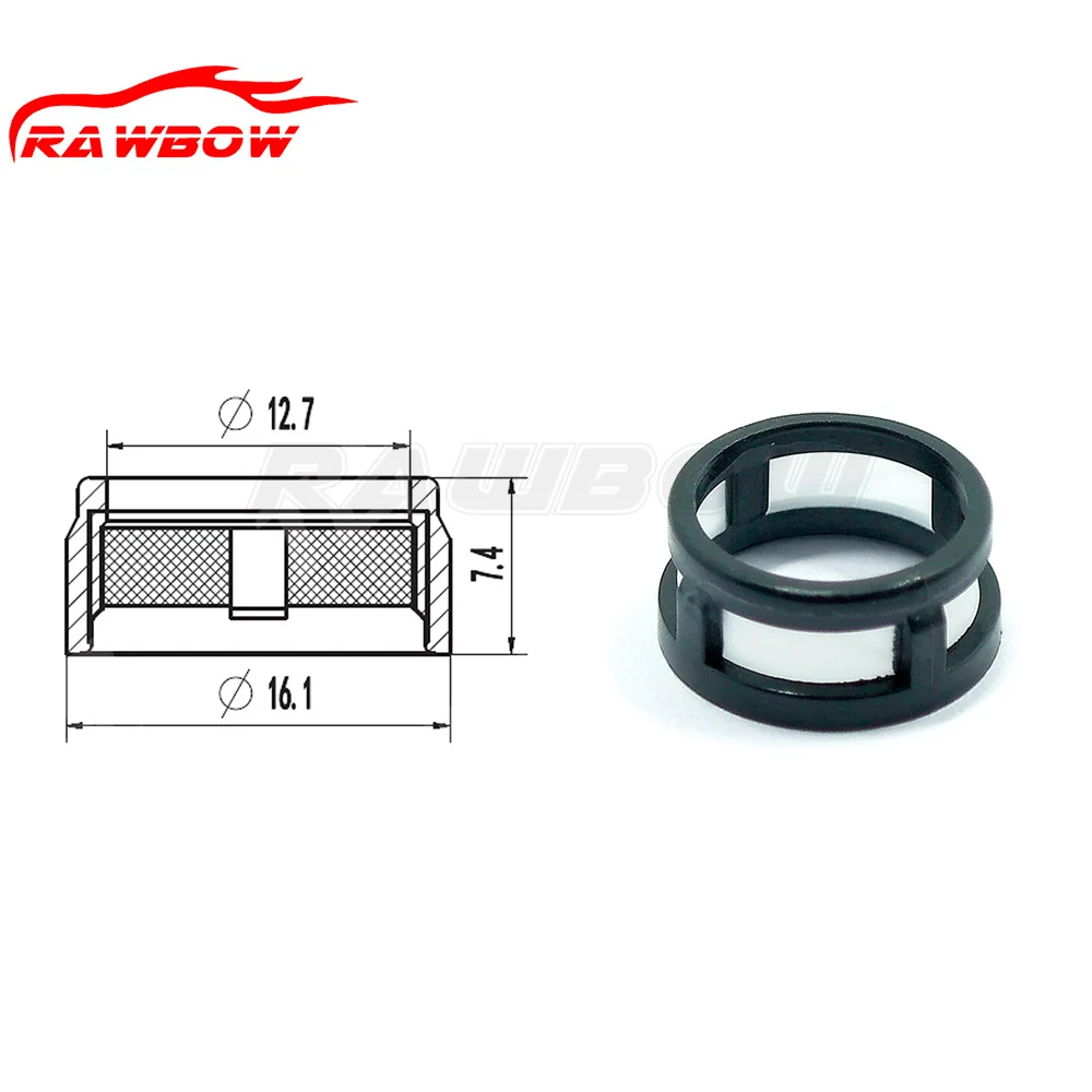 

100 PCS FJ10616 17113257 Fuel Injector Ring Side Filter 12004 For Opel Vectra Astra