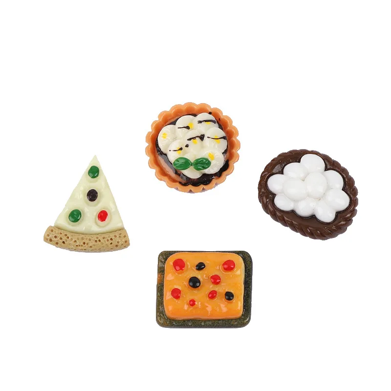 

30pcs Simulation Sushi Plane Resin Ornament DIY Patch Craft Supplies Phone Shell Art decoration Girl Hair Accessories Materials