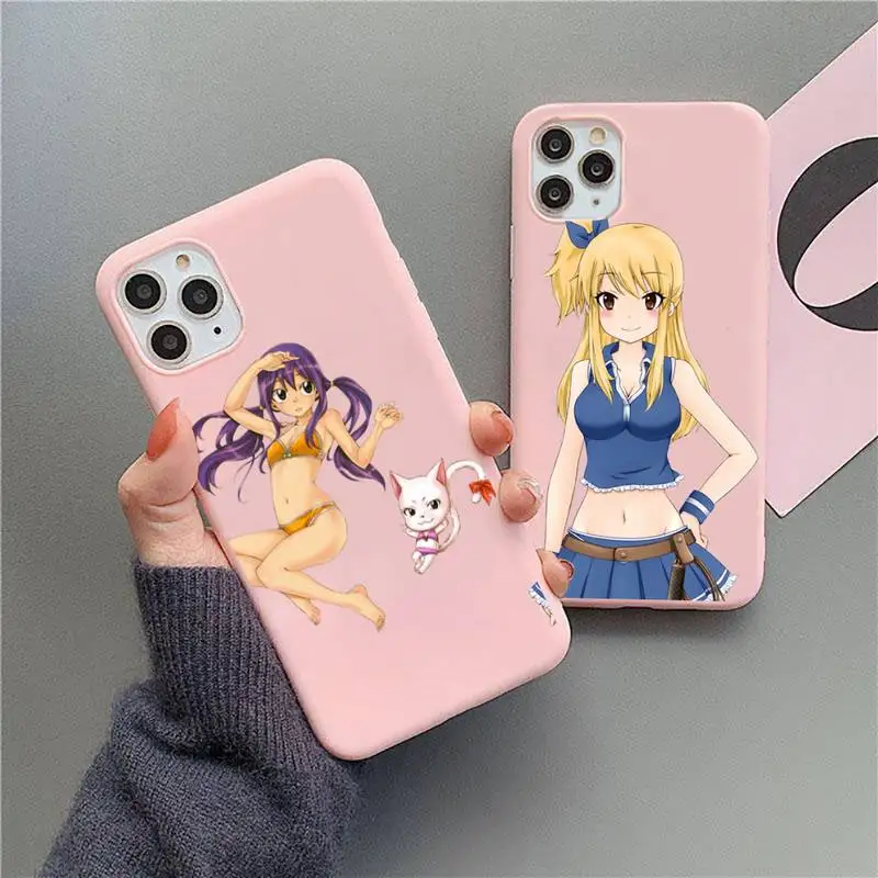 

Fairy Tail Lucy Phone Case For IPhone 12 Pro Max 6 6s 7 8 Plus XS XR 12mini Se 22 Iphone 11 Pro Max Candy Case