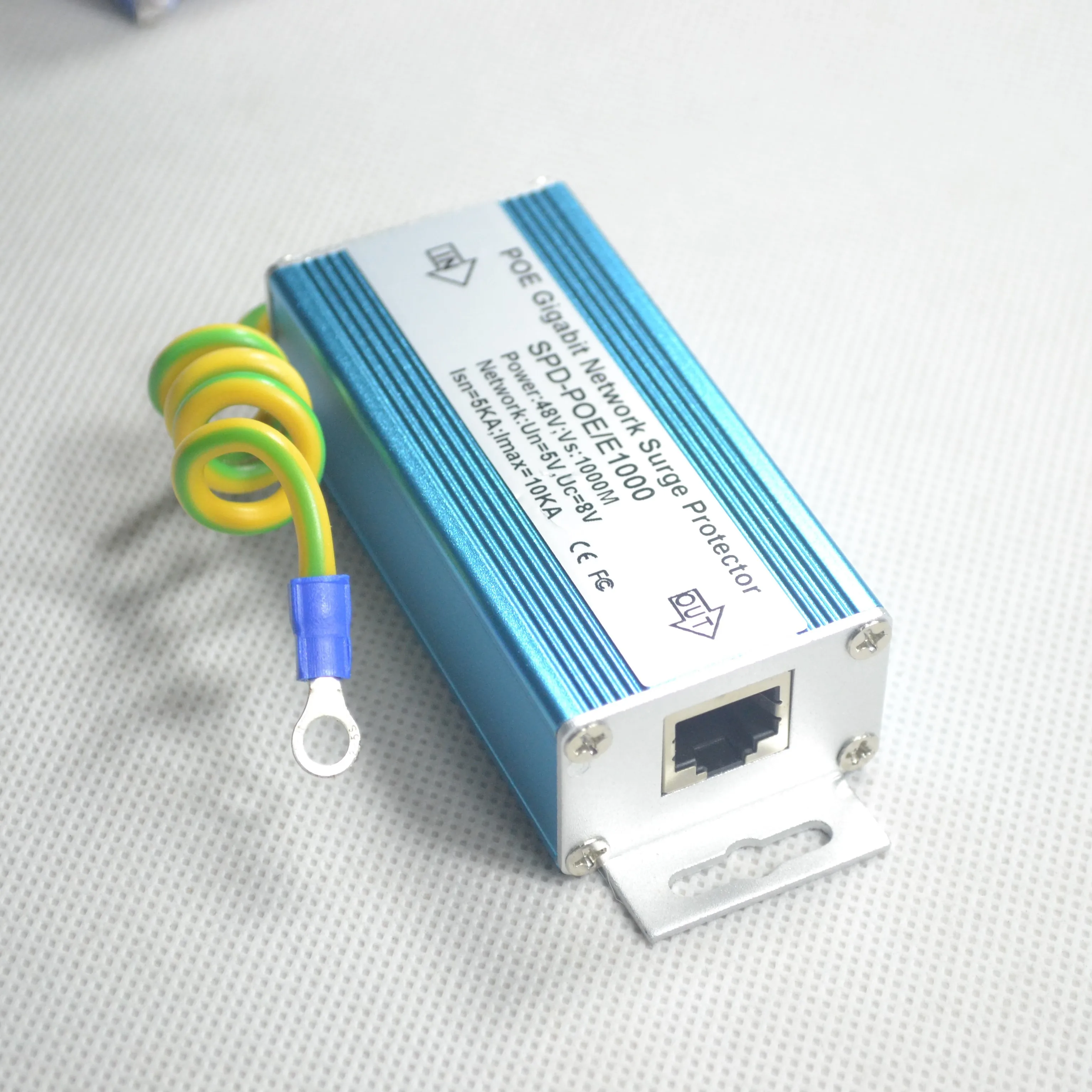 POE гигабитный стабилизатор напряжения сети RJ45 гром мощность surger защита Lightning компьютер PC кабель Arrester