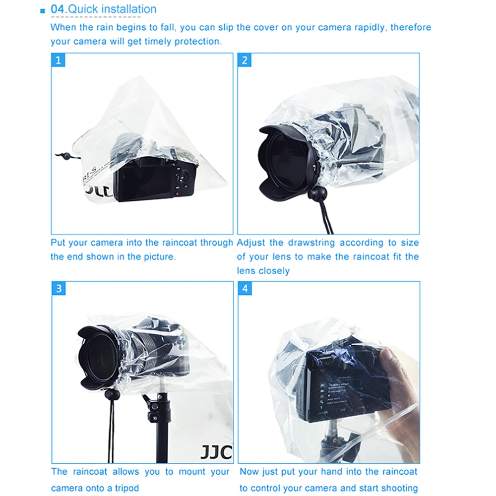 Дождевик JJC для камеры 2 шт. дождевик Canon Nikon Sony Fuji DSLR SLR аксессуары s защита от