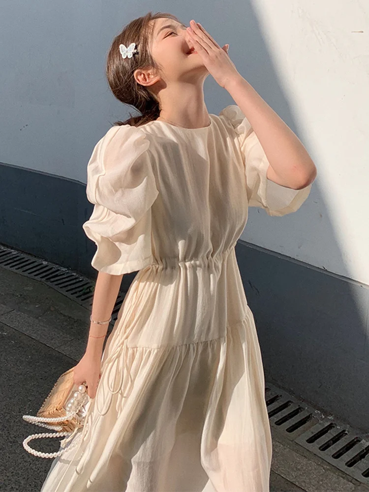 

Нежно элегантное стильное облегающее женское платье Love с разрезом на талии во французском стиле ретро шикарное летнее платье