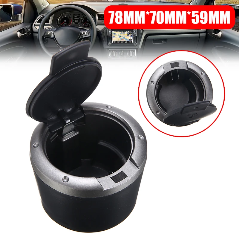 

Car Ashtraiuies Plastic Cigarette Smoking Cup Ashtray Ash Holder with Lid for Office Home Car Universal Size 78mm*70mm*59mm