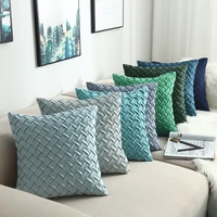 wholesale car backrest handmade suede woven cushion cover sofa decoration pillowcase 45x45cm30x50cm hand weaving pillow