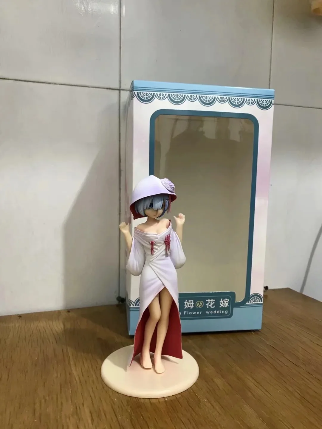 

Re:Life In A Different World From Zero Ram Rem Flower Wedding Ver. PVC Figure Model Toy Brinquedo