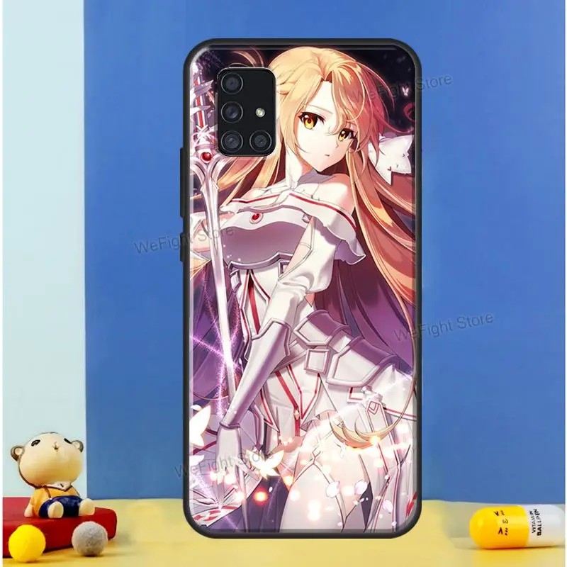 Yuuki Asuna чехол для Samsung Galaxy A31 A51 A71 A11 A50 A70 A10 A30S A40 A20e A21S M31 M30S Coque | Мобильные телефоны и