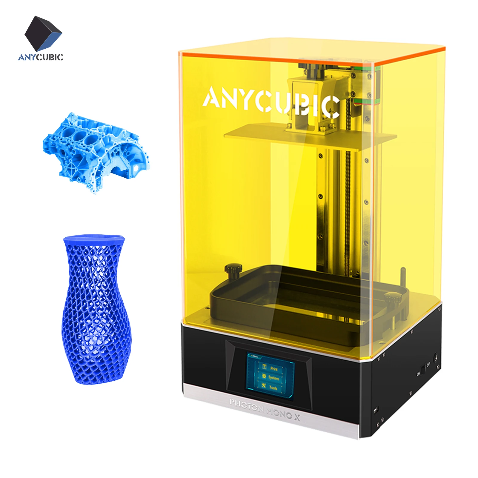 

New Anycubic Photon Mono X 3D Printer 8.9''4K Monochrome LCD Large Print Size Support APP Remote Control SLA impresora 3d