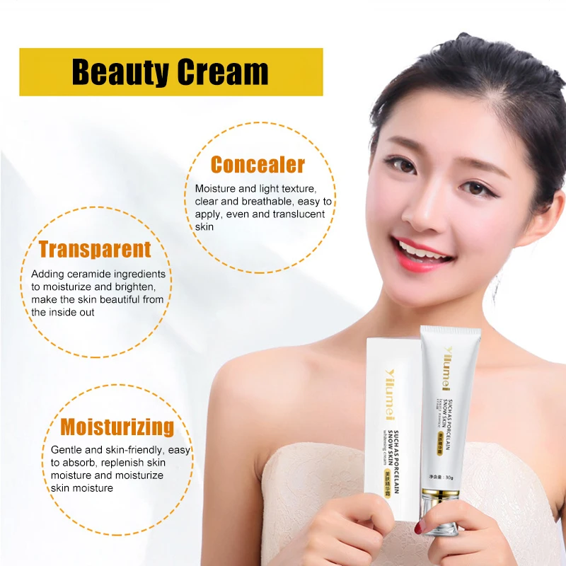 

Whitening Essence Cream Moisturizing Conceal Blemish Facial Care Brighten Face Essence Cream Skin care products ZGOOD