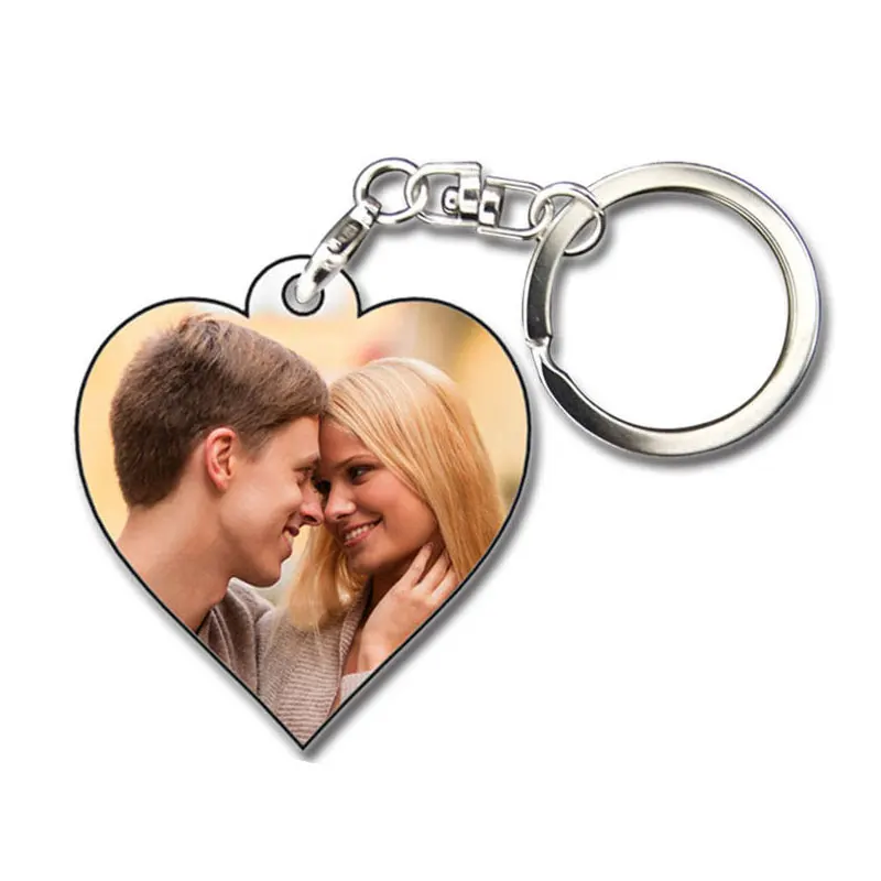 Сублимационный брелок из ДВП пустая цепь дерева для женщин и мужчин модные