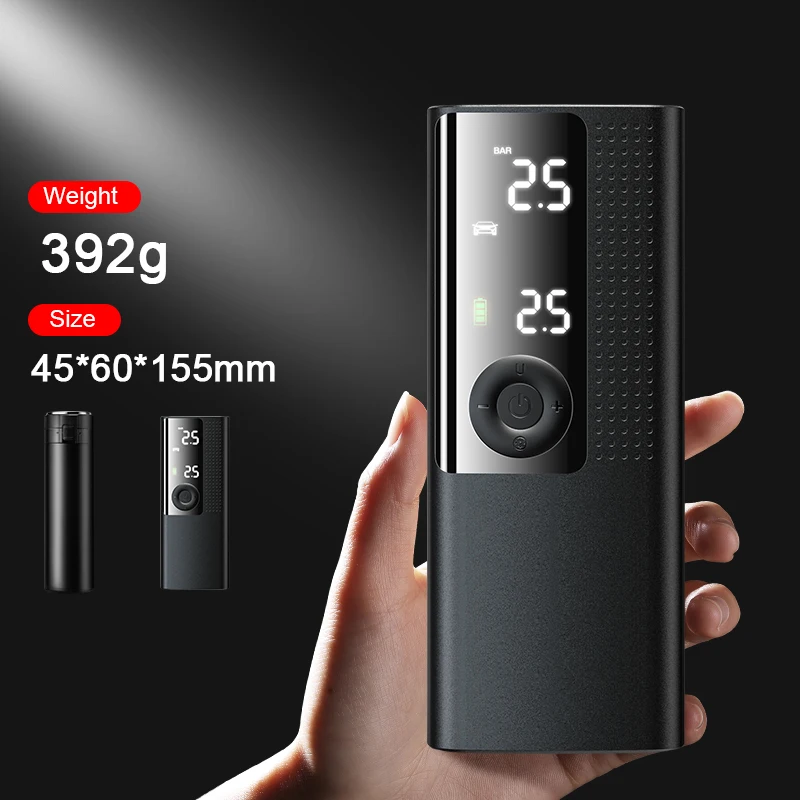 Precio Cafele-compresor De Aire De Coche Inalámbrico, Bomba De Bicicleta, Inflador De Neumáticos Digital Eléctrico, Bomba De Aire Portátil Para Motocicleta, Colchón Y Barco