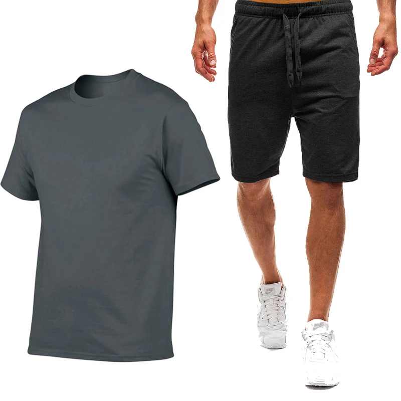 

Track suit men's suit men's sweatshirt pants summer men's short fashion t-shirt shorts casual suit sportswear men's clothing