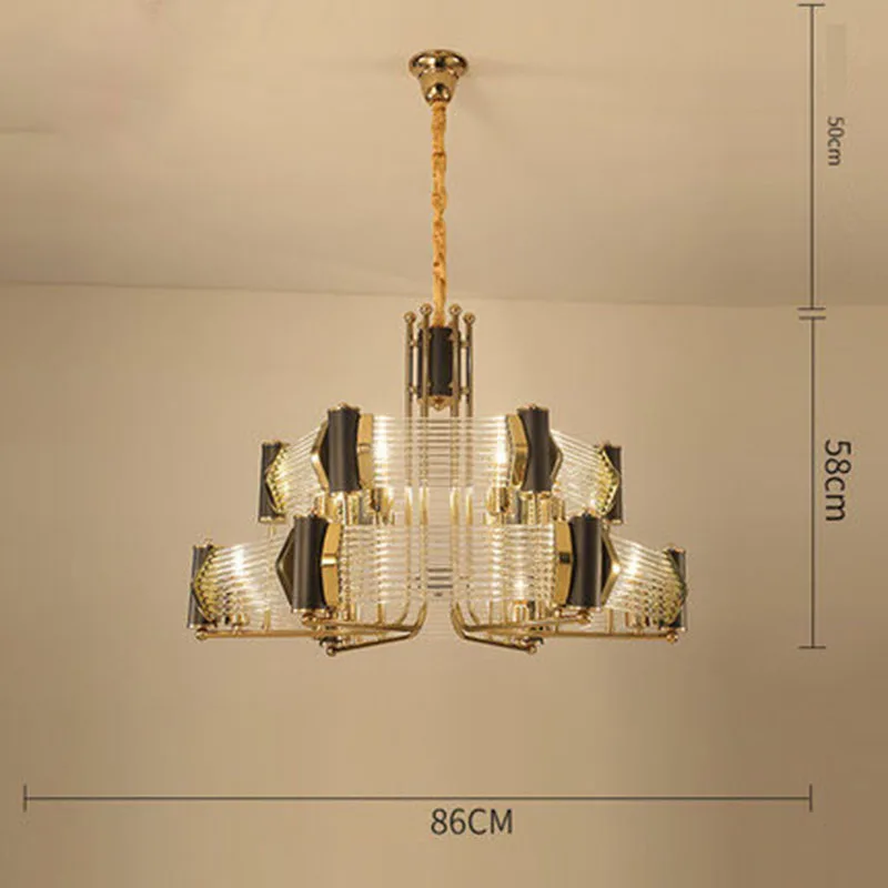 売る 現代の Led ダブルスパイラルゴールドのシャンデリアの照明玄関階段階段寝室ホテル HallCeiling ハンギンランプ