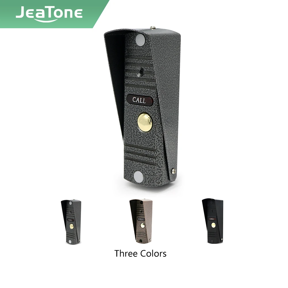 Jeatone Tuya smart 3colors WIFI 4-Wired video intercom doorbell Wide angle Interphone,IP65 Weatherproof,AHD IR camera for Night