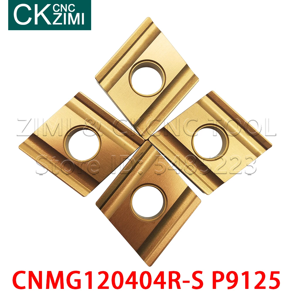 CNMG120404R-S P9125 твердосплавные Токарные вставки с ЧПУ щелевые лезвия шлицевые грубые