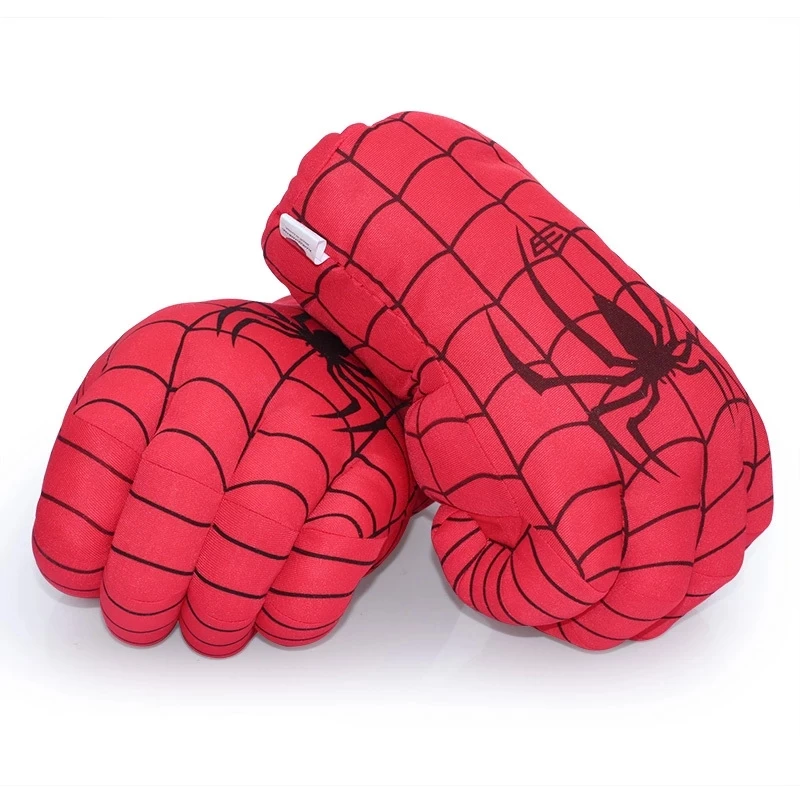 Плюшевые перчатки Халк Человек-паук 13 дюймов 33 см разбивные руки + реквизит для
