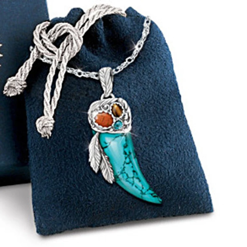 В богемном стиле с вырезом Птичье гнездо яйца кулон ожерелье натуральная бирюза