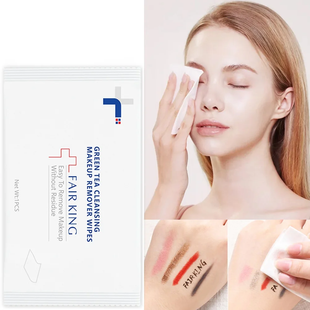 

10 Sheet Green Tea Cleansing Makeup Remover Wipes Make-up Remover Wipes