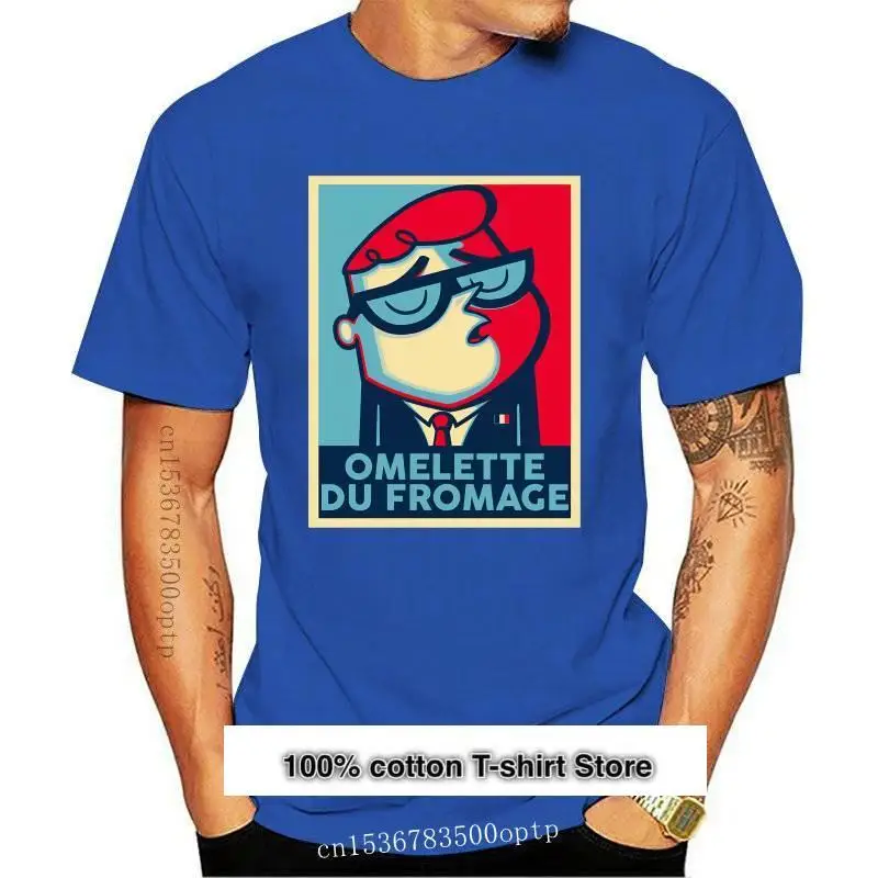 

Camisetas de laboratorio de Dexter, parodia de dibujos animados, Shepard, Fairey, 100% de artista, algodón, Omelette, Du frosage