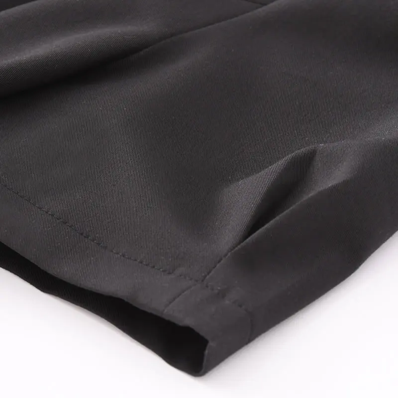 

XITAO Solid Color Irregular Patchwork Dress Summer New Women Casual Turn-neck Collar Pleated Hem Temperament Mini Dress WLD6457