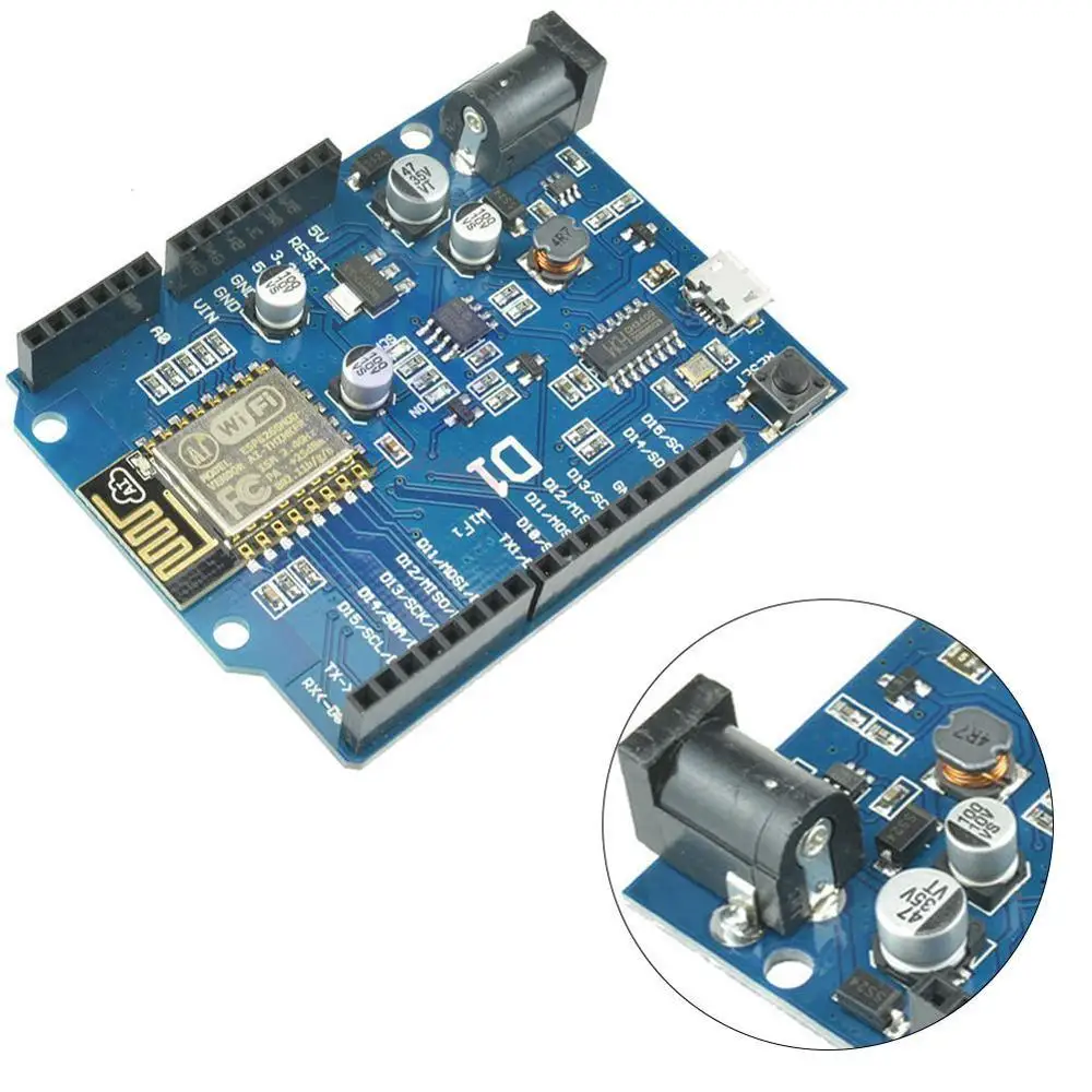 OTA WeMos D1 CH340 CH340G WiFi макетная плата ESP8266 ESP 12 12E модуль для IDE R3 Micro USB ONE 3 v 5v