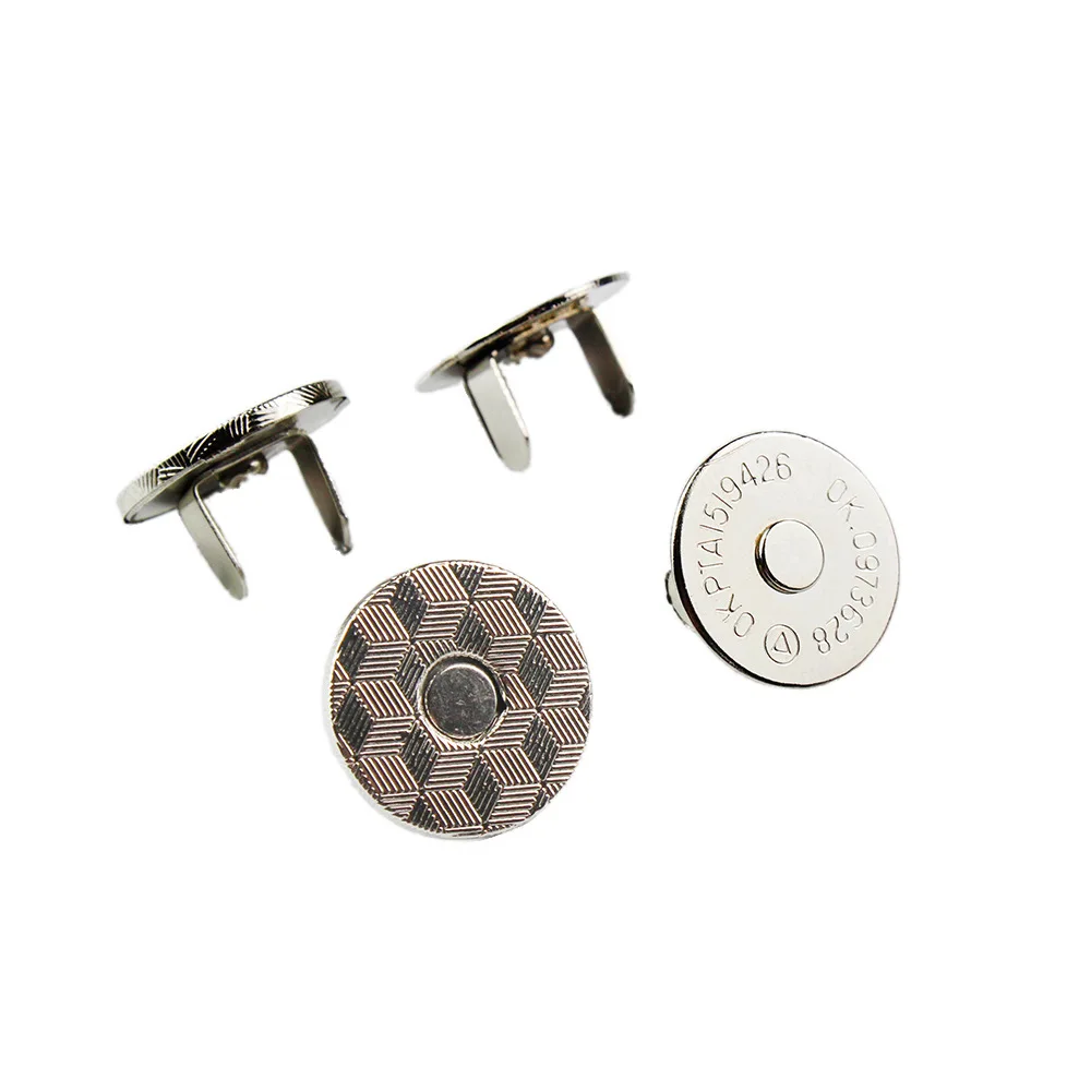 Сверхтонкие 100 комплектов 18 мм золотистые бронзовые магнитные защелки для