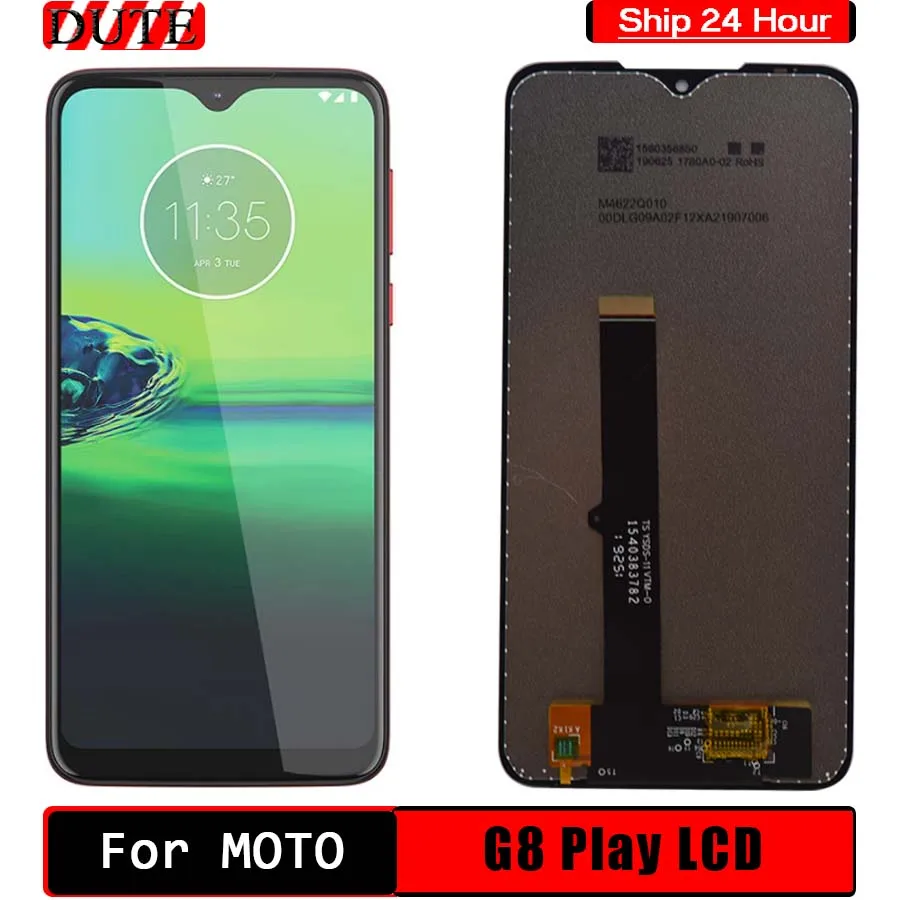 Оригинальный для Motorola Moto G8 Play LCD XT2015 дисплей сенсорный экран панель Power Lite Digiziter