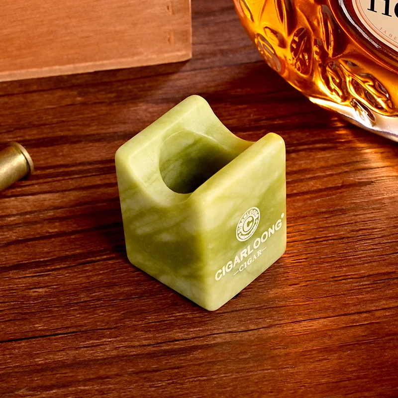 Сигаретная пепельница держатель для сигар Нефритовый портативный