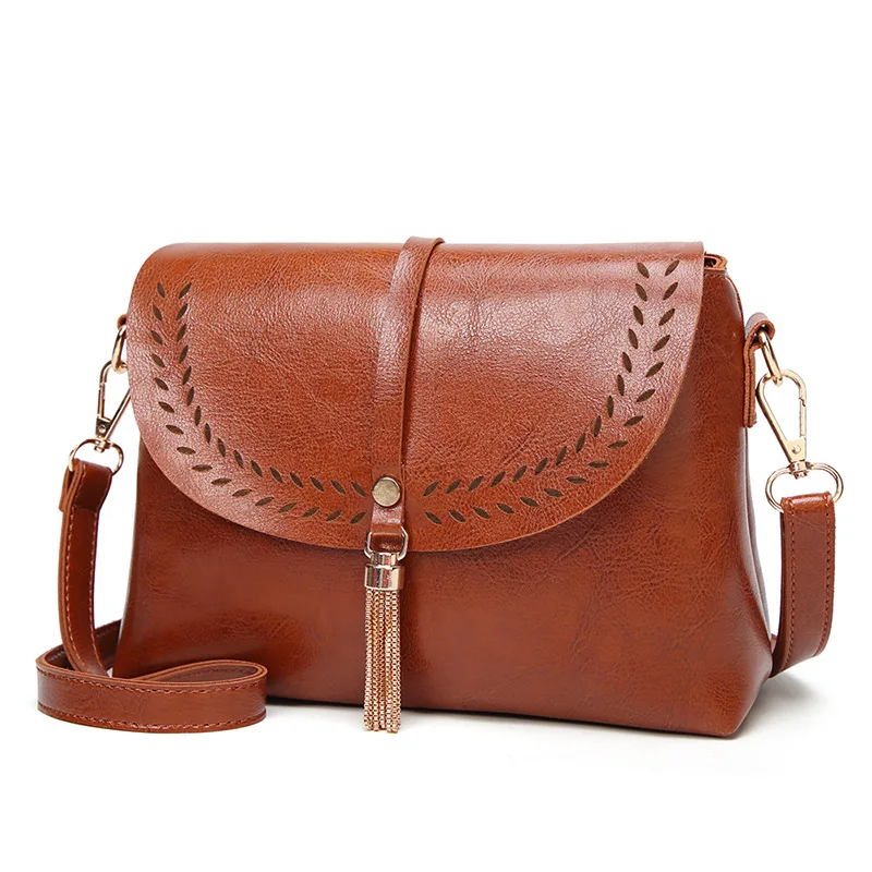 Женские сумки через плечо с клапаном кожаные мессенджеры 2020 Дамская ручная сумка