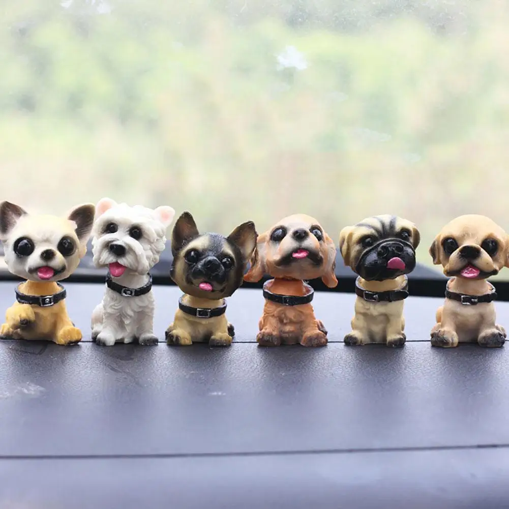 Креативное украшение из смолы для собаки автомобиля Приборная панель дома |