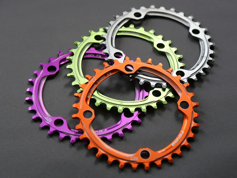 Положительное и отрицательное зубчатое колесо для велосипеда BCD 104 мм горный