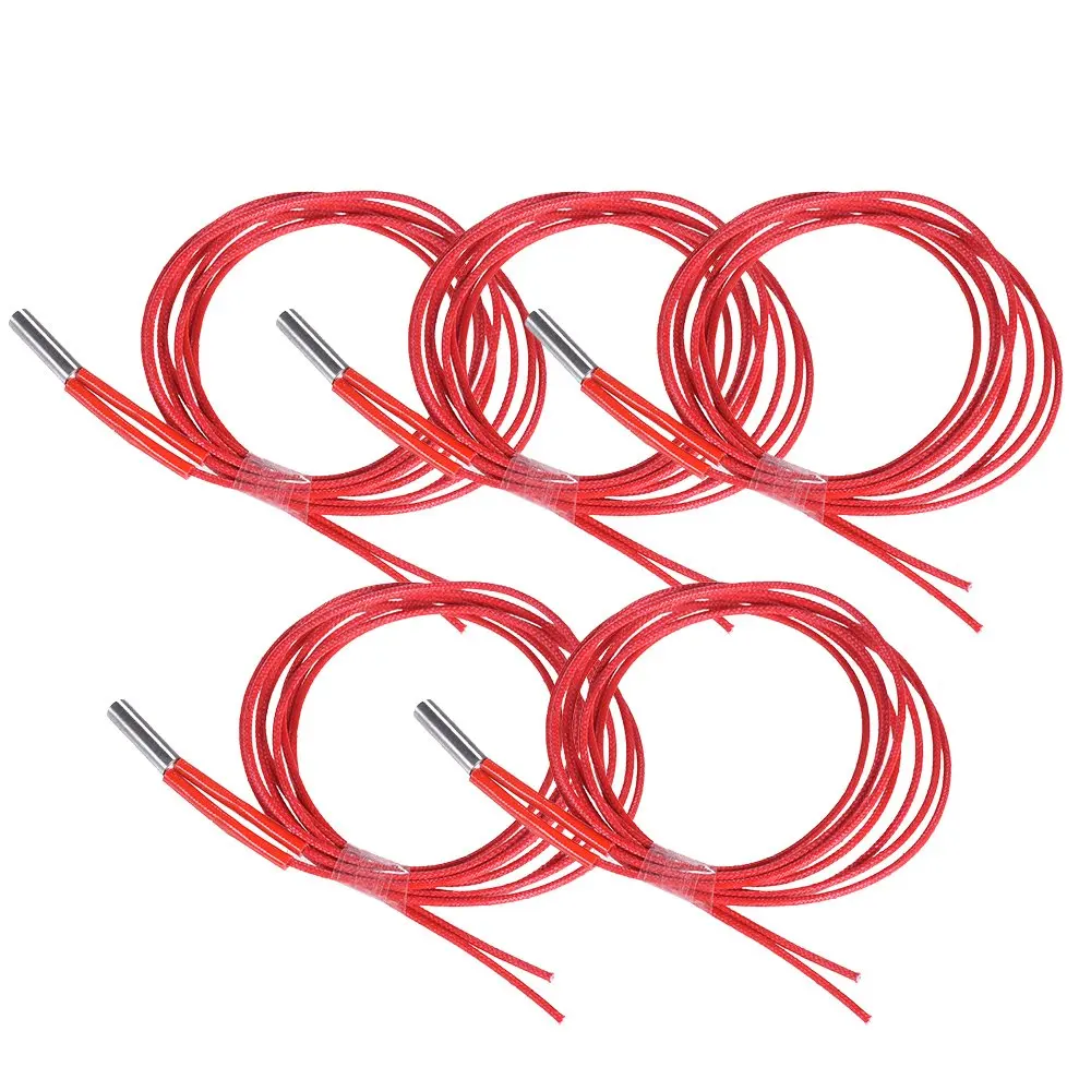 5 шт. нагревательная трубка для 3D-принтера 12 В 40 Вт нагревательные трубки