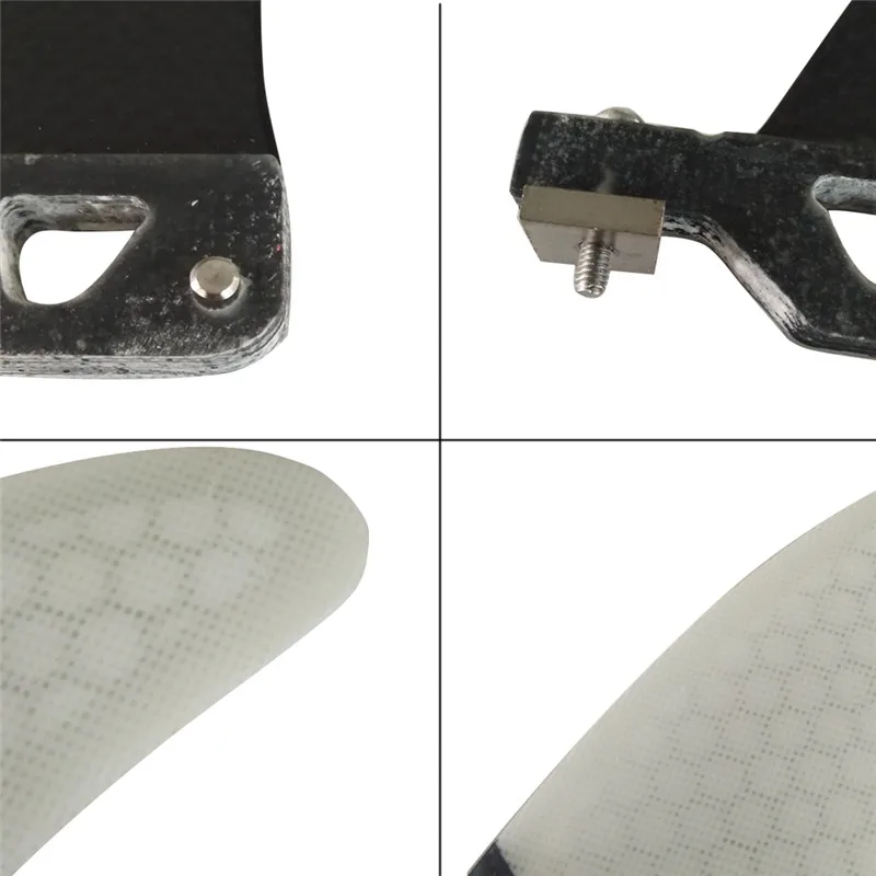 Одинарные плавники центральные длиной 8 дюймов белые/синие/зеленые/белые|long board