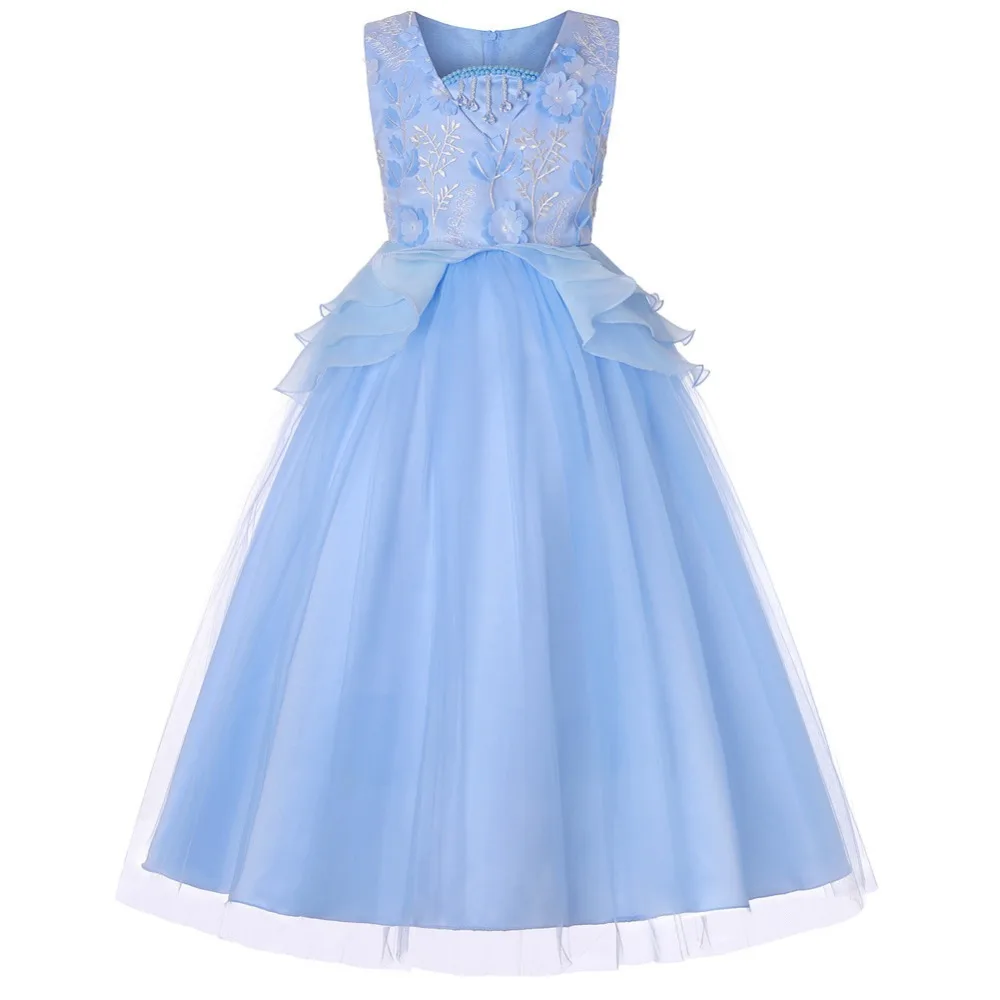 2020 Christmas dress girl New years Fashion Flower Girl Dress Summer Wedding Birthday Party Dresses For Girls Children | Детская одежда