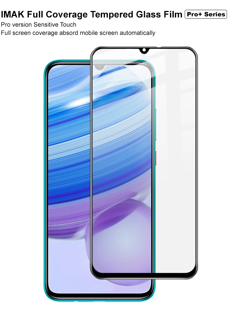 

Imak Pro+ Full Tempered Glass For Xiaomi Redmi Note 9 Screen Protector For Xiaomi Redmi Note 9 Protective Glass Film