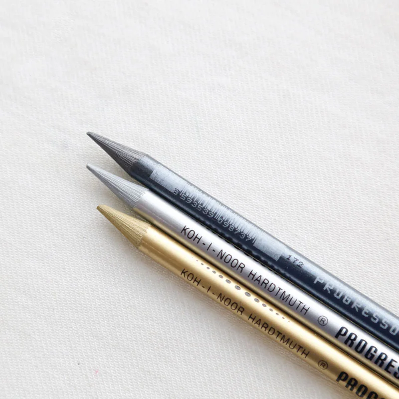 Color Lead Gold Silver Metal Color Sketch Drawing Pencil Lea