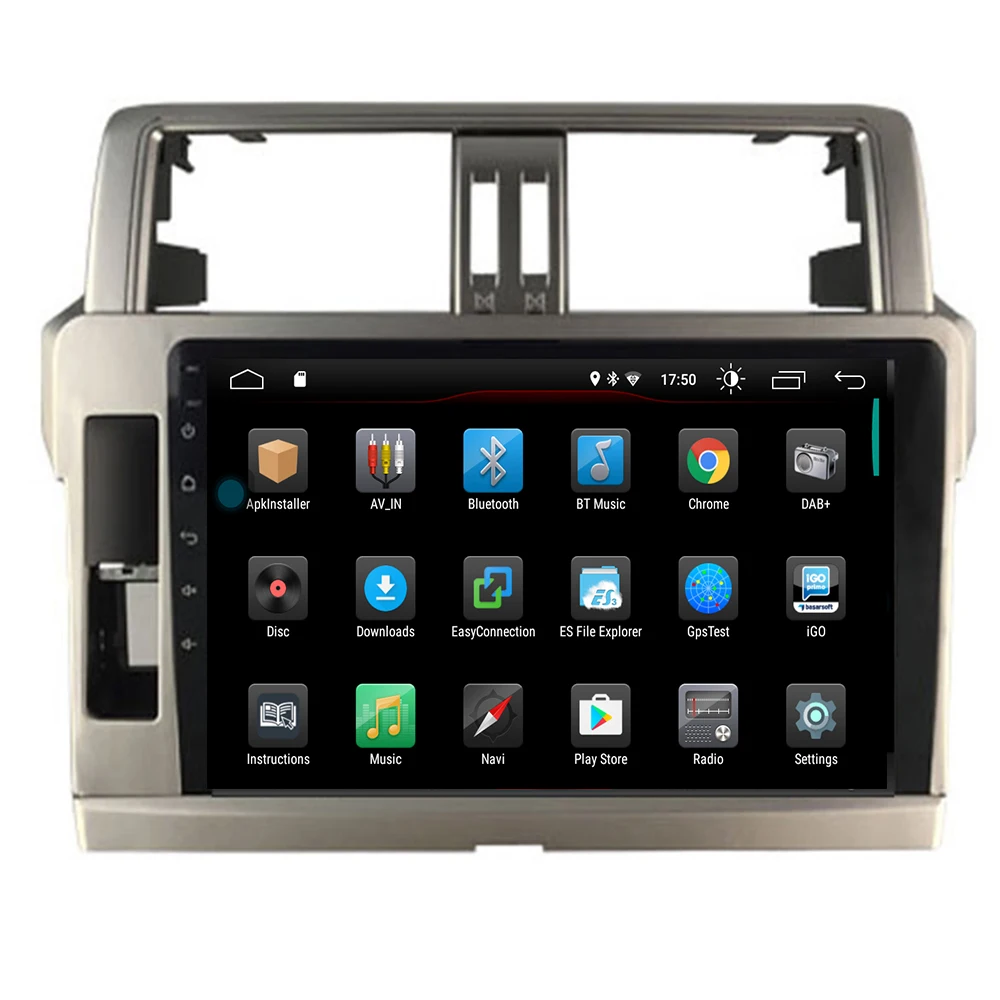 10 2 &quot2 din android автомобильный Радио dvd-плеер для Toyota PRADO 150 2014 - 2019 головное