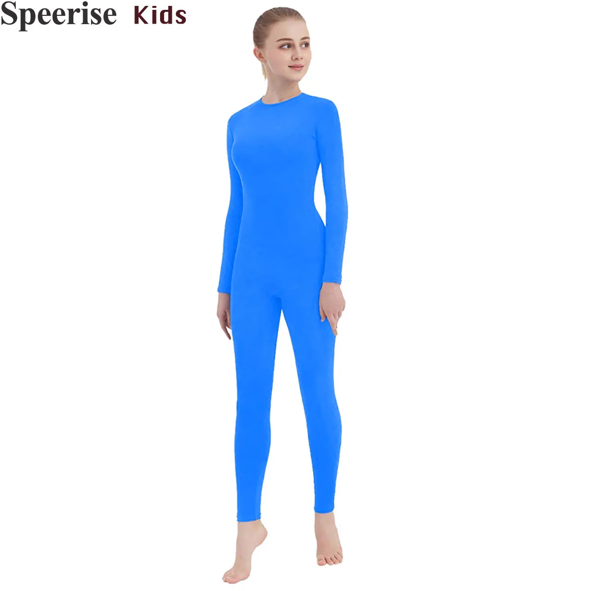 

Girls Catsuit Toddlers Gymnastics Leotards Yoga Full Bodysuit Ballet Lycra Spandex Long Sleeve One-piece Dance Suit Dancewear