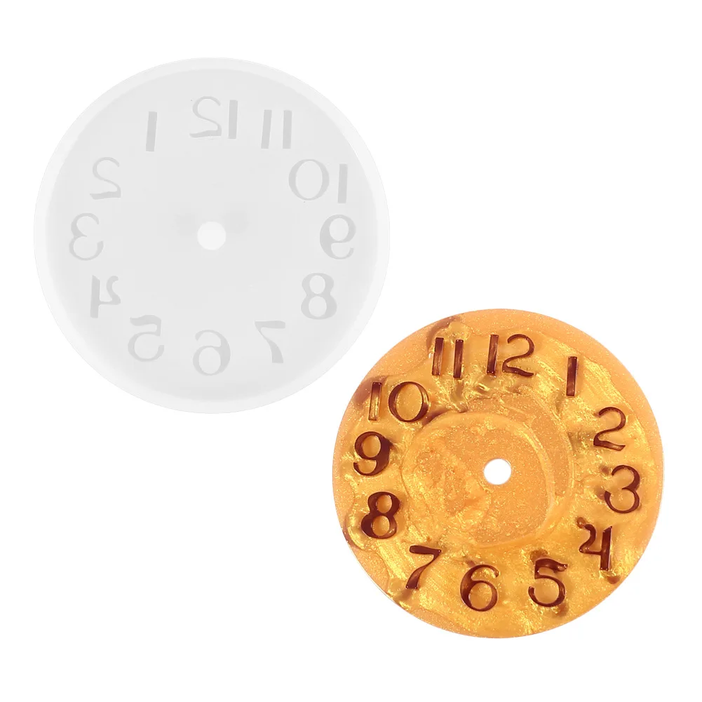 

Clock Silicone Molds Silicone Casting Mould Handmade DIY Crafts Making Tools Home Decoration