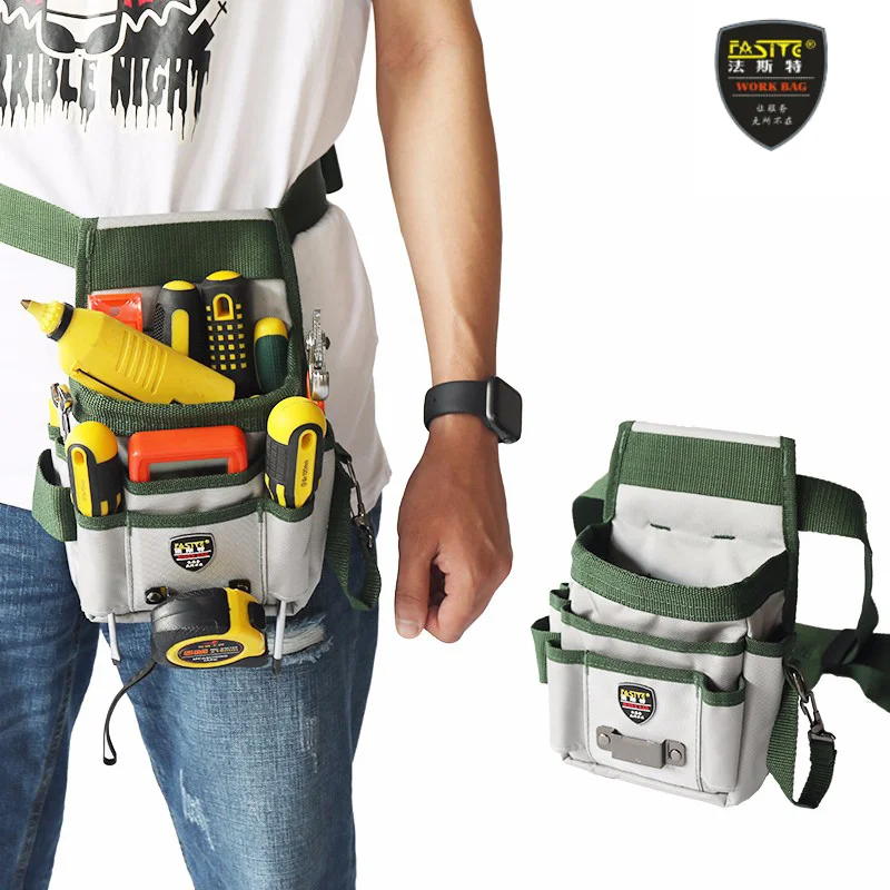 

Tool Bag High-Capacity Electrician Tools Waist Storage Bag Belt Tool Case for Pocket Wire Organizer