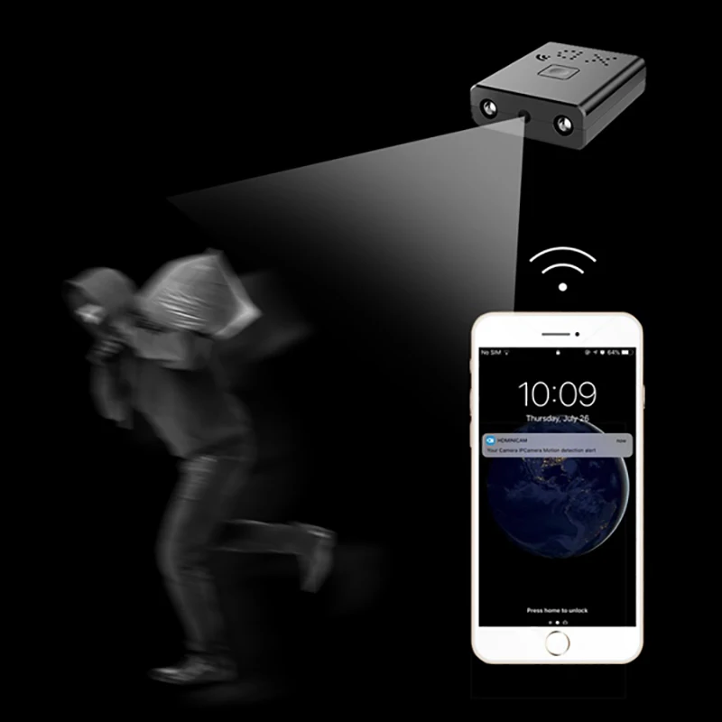 1080P HD мини камера безопасности видеокамера видеорегистратор DVR Ночное Видение