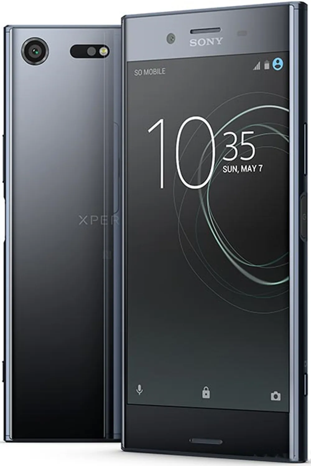 Разблокированный смартфон sony Xperia XZ Premium G8141 с одной sim-картой, Восьмиядерный ОЗУ, 4 Гб ПЗУ, 64 ГБ, 5,5 дюйма, Поддержка NFC, мобильный телефон - Цвет: Deepsea Black