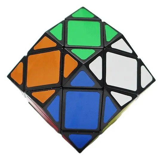 Lanlan 3x3 Dodecahedron Алмазный магический куб головоломка черный драгоценный камень 57 мм