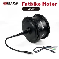 fat motor 36v 48v 250350500w brushless gear rear freewheel front motor for fat electric bicycle snow e bike zemake brand