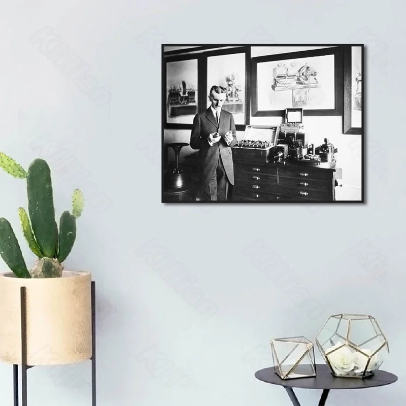 

Nostalgia Style Murals Frameles Poster Science Researcher Home Residential Bedroom Decoration Living Room Canvas Painting