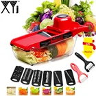 XYJ овощерезка, мандолина, слайсер, картофель, подарок, Овощечистка, морковь, сыр, Овощная терка, кухонный инструмент