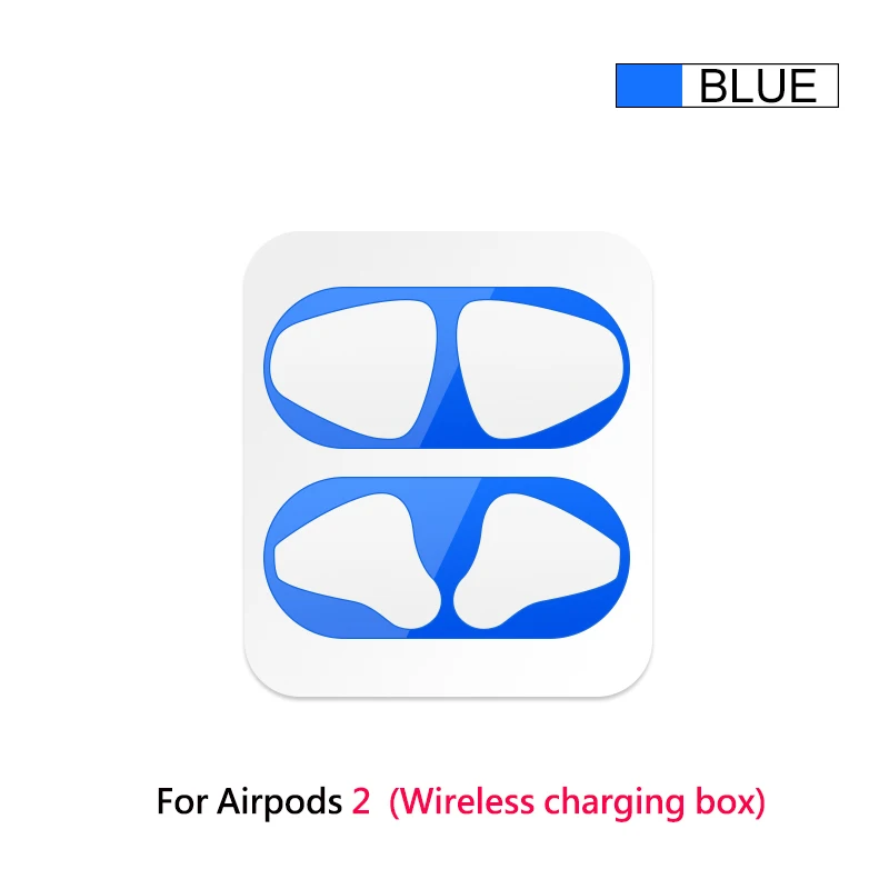 07 Ультратонкая защитная наклейка для Apple AirPods 2, внутренняя Защитная крышка для наушников, Пылезащитная наклейка для Airpods 2 - Цвет: 07