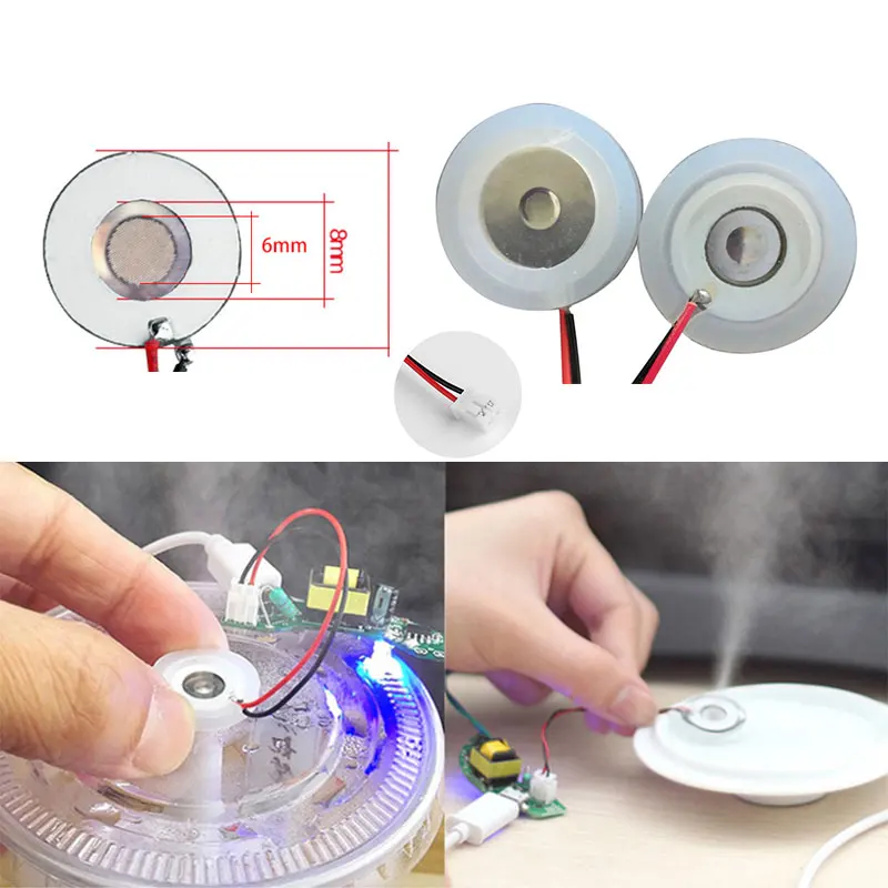 

Microporous atomized 108 KHZ humidifier aromatherapy machine accessories filling water meter car spray toys can change