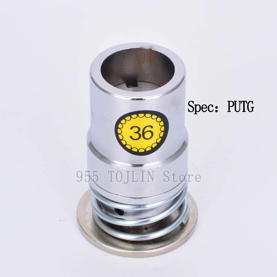 36L 22mm mold PUTG 100 комплектов 36L алюминиевая покрытая ткань пуговицы ручной работы металлическая Форма для хлеба круглая Ткань FATLIN - Цвет: 36L 22mm mold PUTG