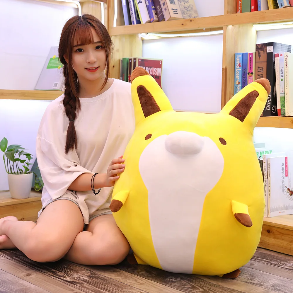 

50-105CM civet cat fox cartoon animal plush toy doll pillow cushion cushion soft comfortable fabric sofa cushion decoration gift