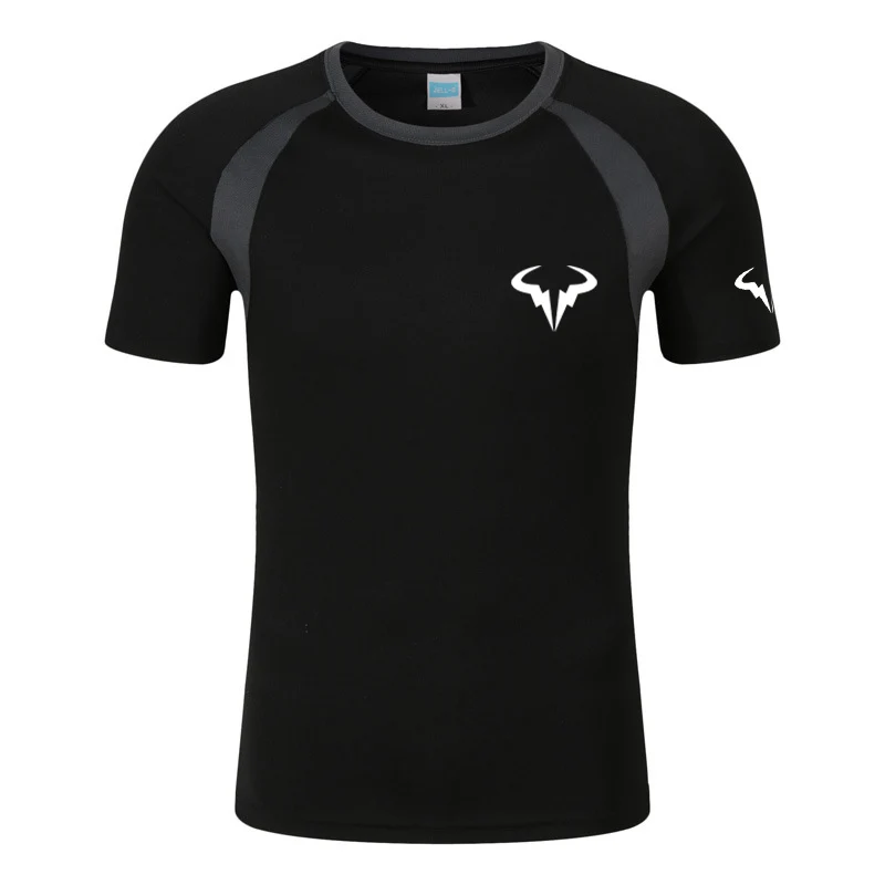 Футболка мужская теннисная с коротким рукавом круглым вырезом и капюшоном | Поло